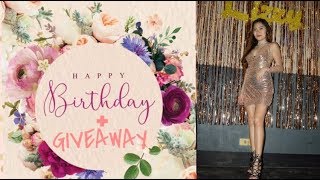 Thank you, next! BIRTHDAY GIVEAWAY!! Lizzy Abujan