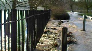 Colchester Castle Park Flood November 2009