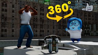 VR 360° - I Tried VR GTA with a JETPACK | Inside Out 2| 4K