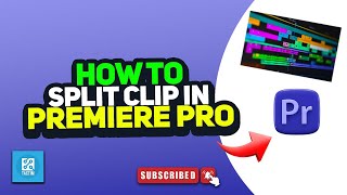 How to split clip in premiere pro 2024