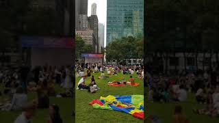 حديقة Bryant park في نيويورك