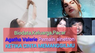 Biodata Lengkap Agatha valerie pemain Ketika Cinta memanggilmu