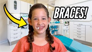 MY DAUGHTER GETS BRACES!