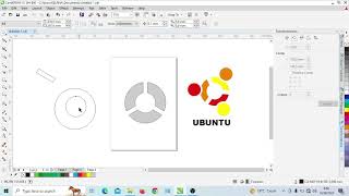 10 Tutoraial Sederhana Membuat Logo UBUNTU dengan Coreldraw