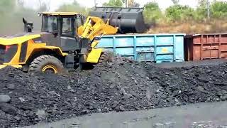 Liugong 848H Wheel Loader || Coal loading