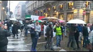 Protests italy contro Green-pass #shorts