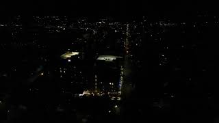 Last dron flying before crash at night, Mavic Air 2.