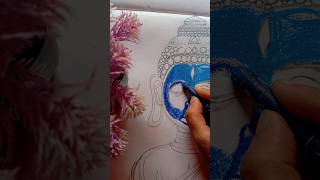 Buddha deb drawing ✨Tu hai mera sansaar Sara, cute buddha#shorts#ytshorts