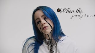 Billie Eilish - when the party's over (lyric content)