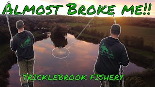 The CARP Fishing Trip That Almost Broke me!! -- TRICKLEBROOK FISHERY