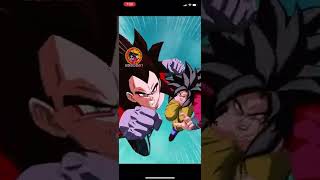 MONSTROUS TURN 1 POWER!! LR PHY SSJ4 GOKU & VEGETA 90%!! (Dokkan Battle) #shorts