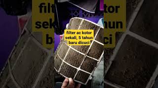 filter ac kotor sekali #shortsvideo #videoshorts #cuciac #service