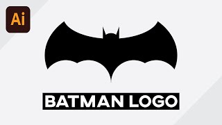 How to Make Batman Logo Design In Adobe Illustrator