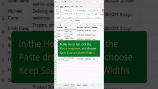 Excel Hack: Keep Column Widths Consistent Across Sheets!