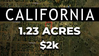 Land for Sale: 1.23 Acres in CA