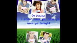 One Direction - Save You Tonight (Clean) [Lyric Video]