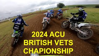 Toddington Mx track. 2024 ACU British Vet Championship. Over 50's race 2