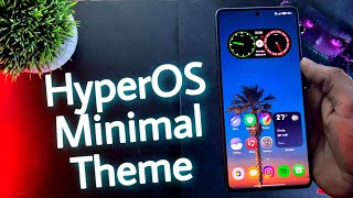 HyperOS Minimal Theme For Any Xiaomi Devices | New System Ui | #hyperos