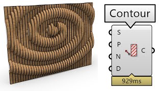 Grasshopper Contour (Parametric Wall)