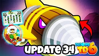 Bloons TD6 Update 34.0 - NEW BOSS! NEW SKIN! NEW MAP!