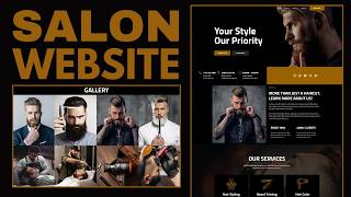 How to Make a FREE Hair Salon / Barber Shop / Hairdressers Website in WordPress and Elementor - 2024