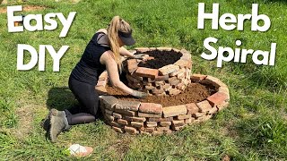 MAKING A HERB SPIRAL BED | Gardening And Seedlings Update