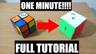 How To Solve ANY 2x2 Rubik's Cube In ONE MINUTE!!!!! #shorts