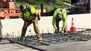 Preparing the rebar framework