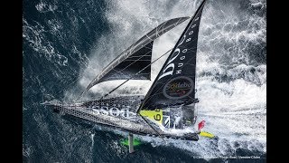 Alex Thomson - Lisbon sailing wind speed 30 knots