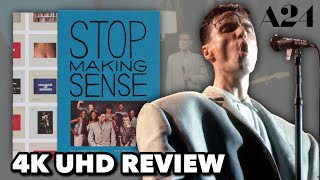 Stop Making Sense 4K UHD Blu-ray Review | Talking Heads x A24 Collector’s Edition