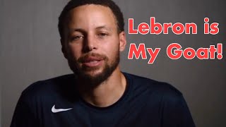 Steph Curry Nominates Lebron To Be Flag Bearer And His Reaction!  #stephcurry #lebronjames