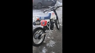 Заводим мотоцикл Зимой. Honda XLR250R