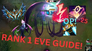 HOW TO PLAY EVE LIKE RANK 1!( EVE FUNDAMENTALS ) | CHALLENGER EVELYNN GUIDE