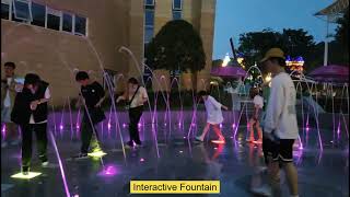 Interesting Interactive Fountain Laminar Jumping Fountains In China