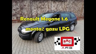 Renault Megane 1.6 115kM - montaż LPG - ARG Auto Gaz Łódź