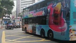 [香港旅遊發展局新廣告]Hong Kong Bus KMB L-102 V6B130 WL9633 @NIS會展巴士總站駛離