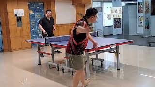 playing with a square tabletennis bet and j-pen