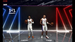 1V1 BLACKTOP | Donovan Mitchell vs Vince Carter (First-To-Score 5) - NBA 2K24 [CURRENT GEN]