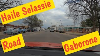 Drive on Haile Selassie Road in Gaborone Botswana