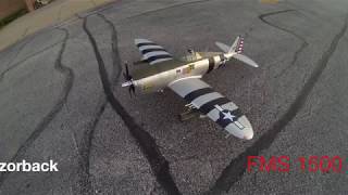 FMS 1500mm P 47D Razorback Maiden