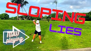 How to play Sloping Lies and Deep Bunkers | Tampines Course TMCC | Back 9