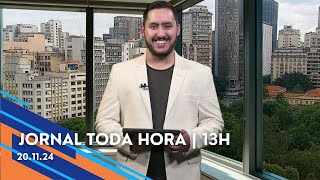 Jornal Toda Hora | 13H | Quarta-feira (20/Nov/2024)