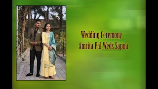 Wedding Ceremony Amrita Pal weds Sapna