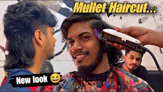 Haircut Pannita Finally 💇🏻 Nalla eruka 😆 Mullet Haircut 😅#December132023 - Analskyb Analdas