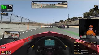 WhereMYCrush First Ever iRacing Race (it was a mess)