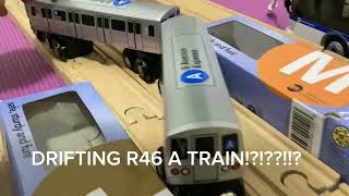 DRIFTING R46 A TRAIN!?!?