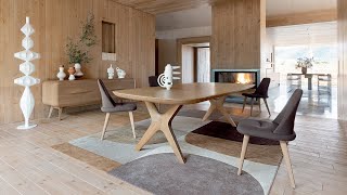 Whisper dining table, designed by Sacha Lakic