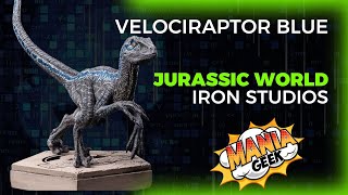 UNBOXING Blue Jurassic Word Icons - Iron Studios