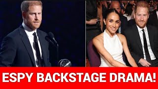 ⚡Prince Harry & Meghan Markle⚡ suffer embarrassing backstage drama at the ESPY Awards!