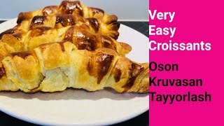 Very Easy Croissants | Juda ham Oson Kruvasan Tayyorlash